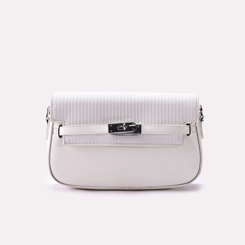 Casual Hand Bag White 0322189