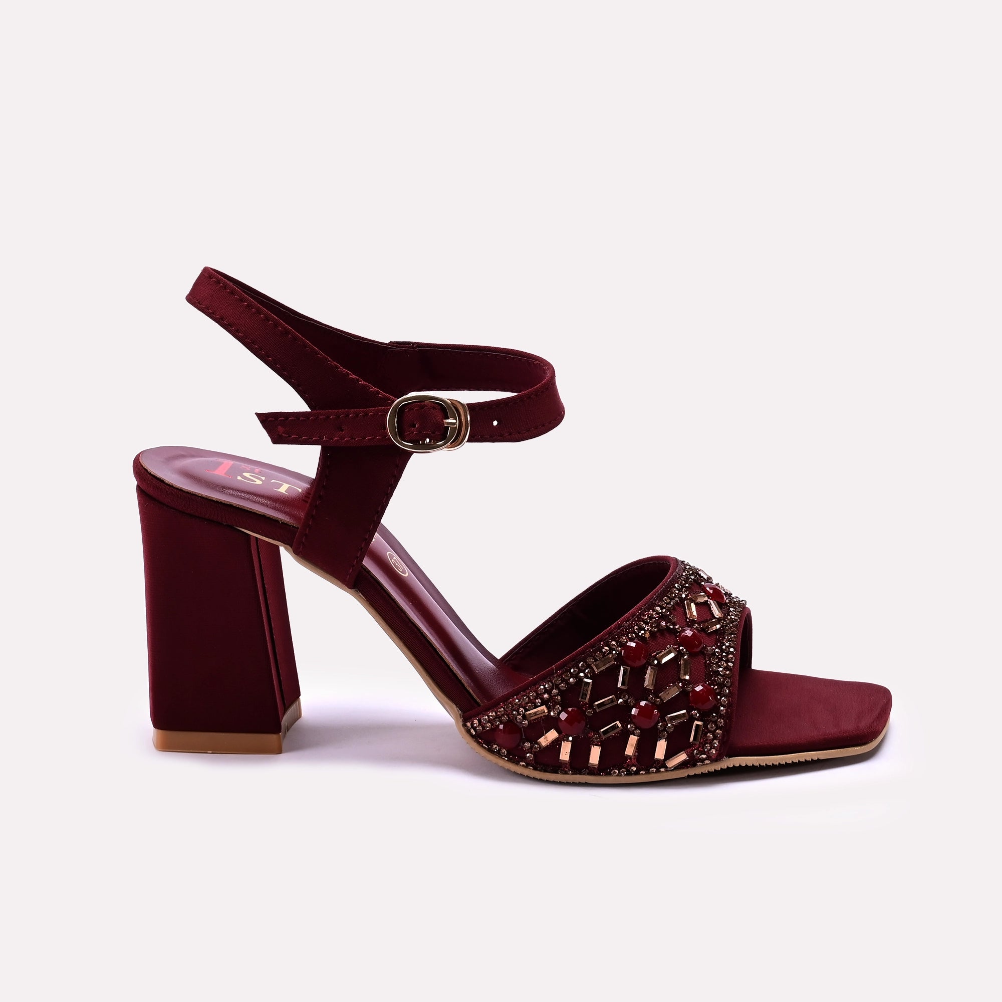 Fancy Sandal Maroon 0421750