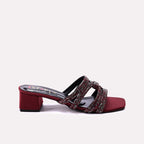 Fancy Slipper Maroon 0413610
