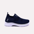 Blue Slip On Sneakers Women 0440812
