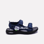 Blue Velcro Strap Sandals 0141181