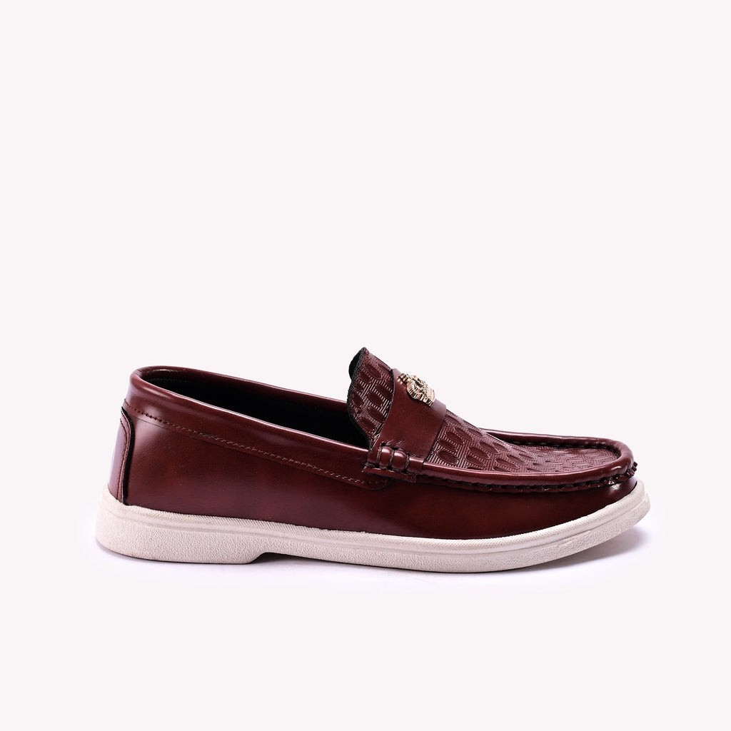 Baba Loafer Shoes Maroon 0610671