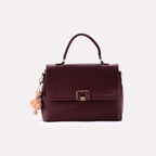Casual Shoulder Bags Maroon 0331743