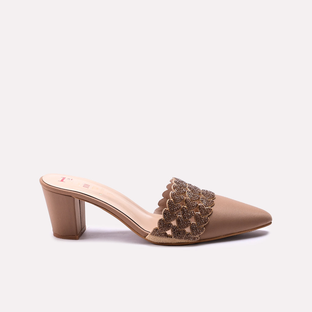 Fancy Court Shoes Fawn 0450136