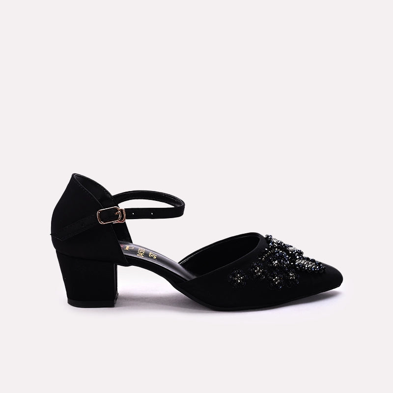 Bridal Court Shoes Black 0450051