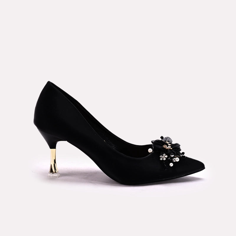 Fancy Court Shoes Black 0450162