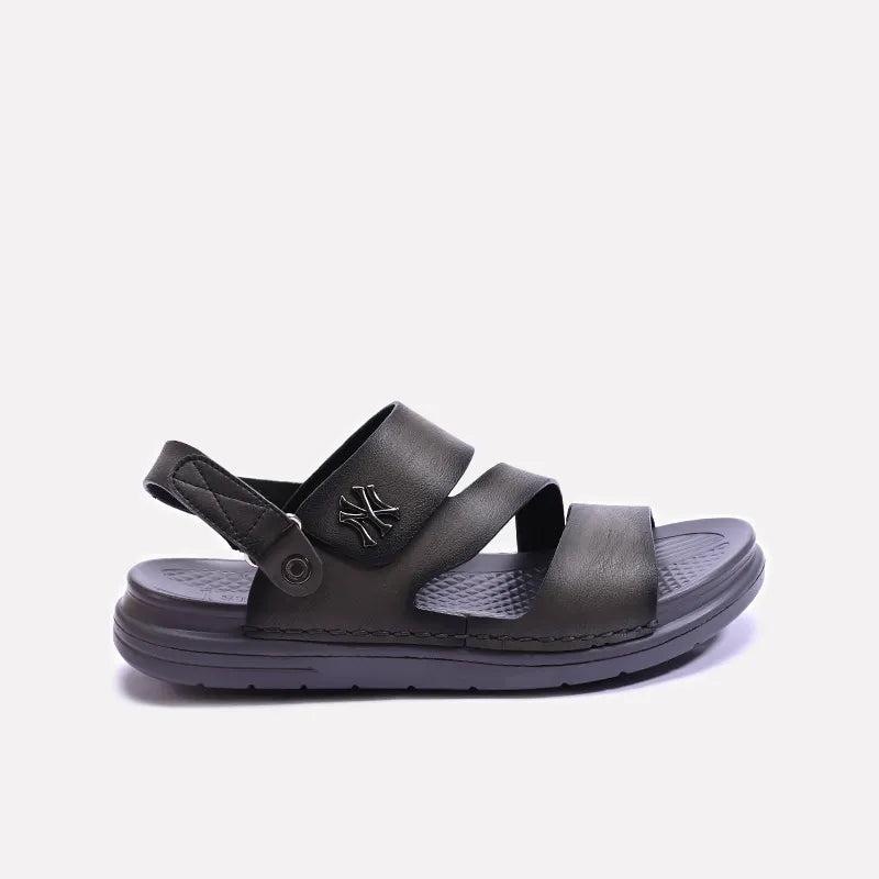 Gray Casual Sandals