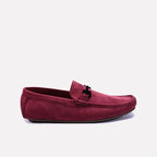 Maroon Loafer Shoes 0130958
