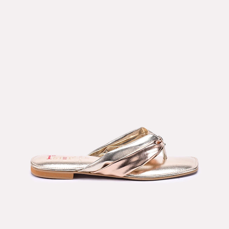 Gold Casual Slippers 0412835