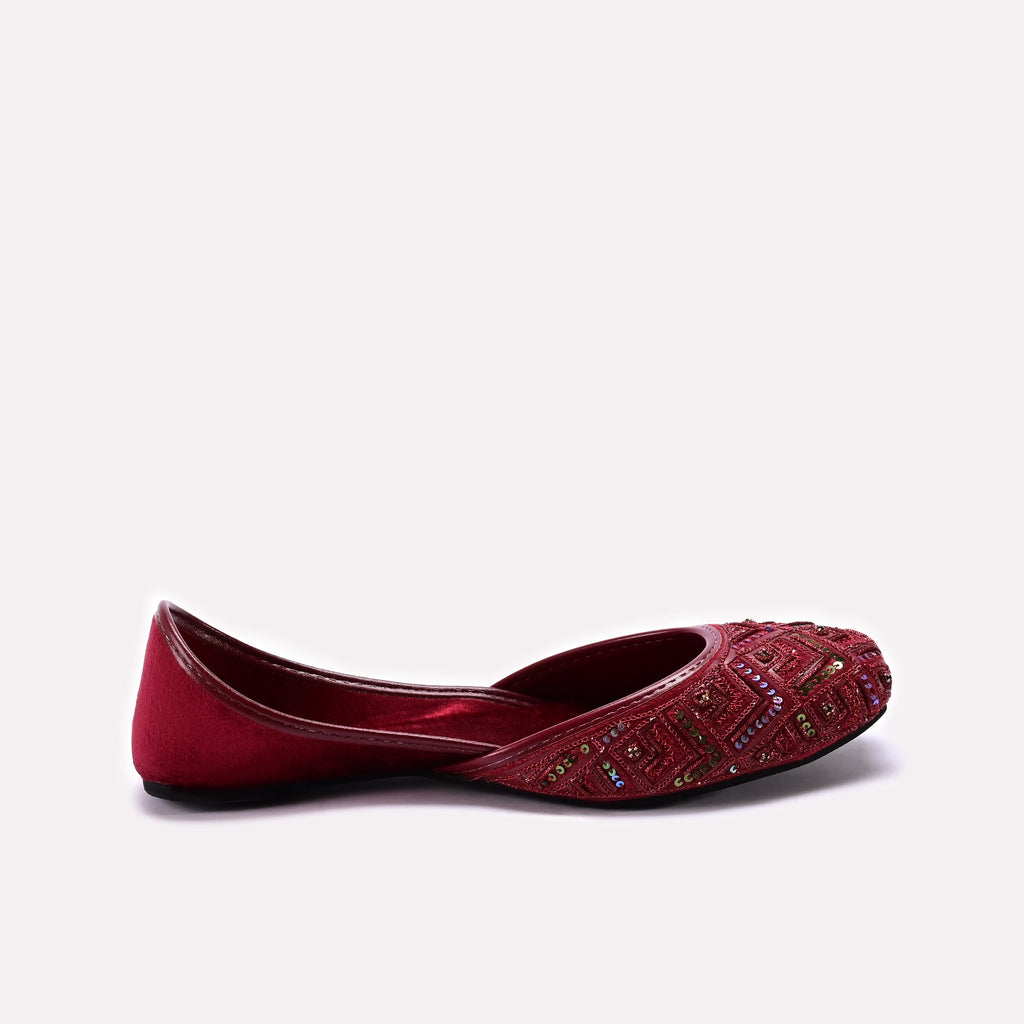 Casual Khussa Maroon 0460020