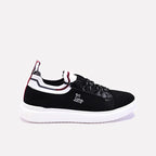 Black Walking Sneakers For Men 0120546