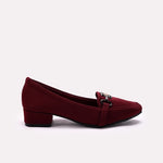 Casual Court Shoes Maroon 0450110
