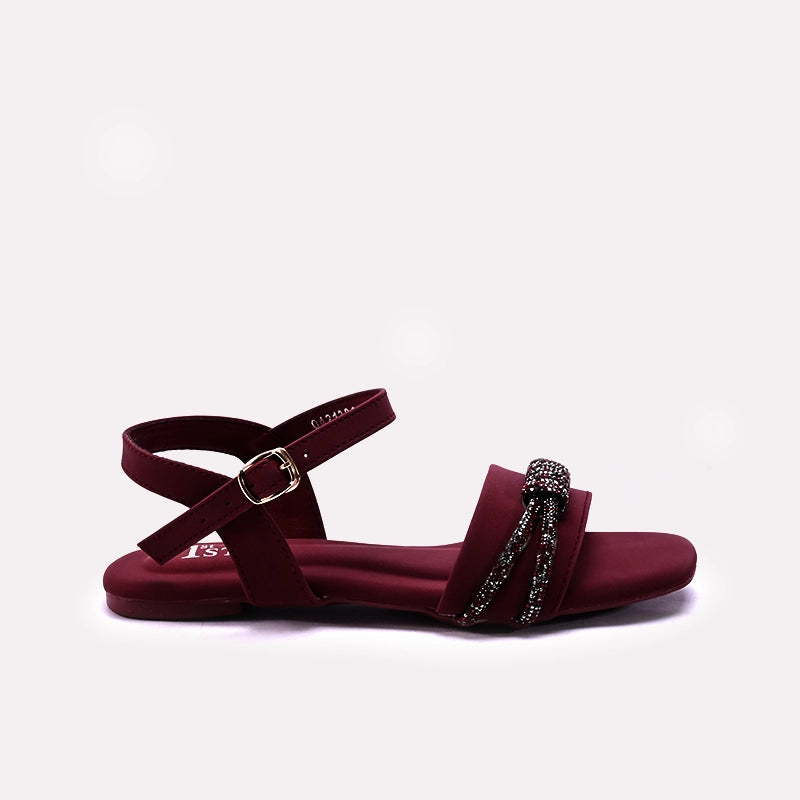 Maroon Fancy Sandals 0421399