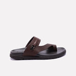 Brown Comfy Casual Slippers Men 0151127