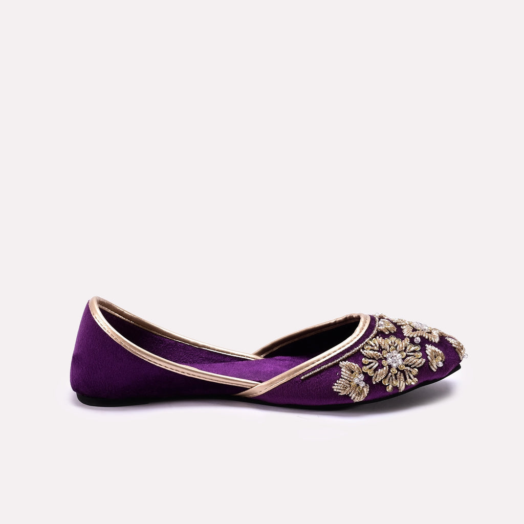 Fancy Khussa Purple 0460033