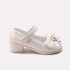 Girl Fancy Pumps White 0710725