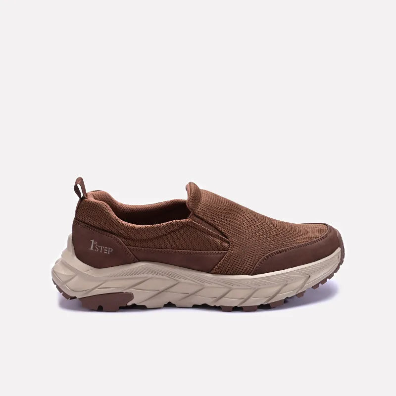 Brown Slip On Chunky Sneakers 0120564
