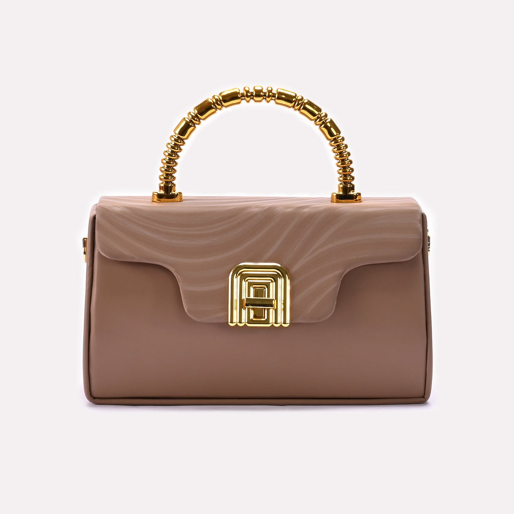 Hand Bag Light Brown 0322322