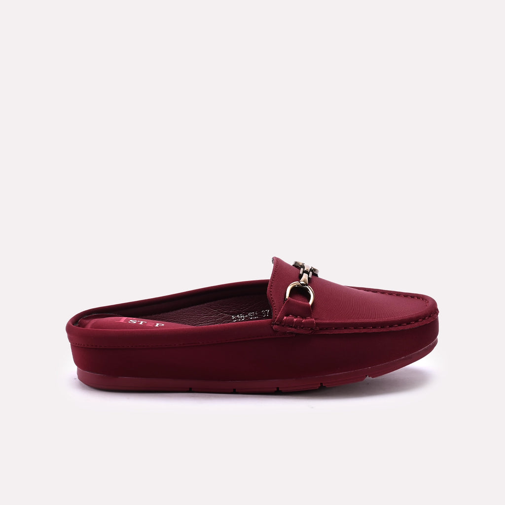 Moccasin Shoes Maroon 0440973