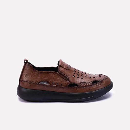 Brown Roman Sandals
