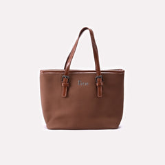 Casual Hand Bag Brown 0322300