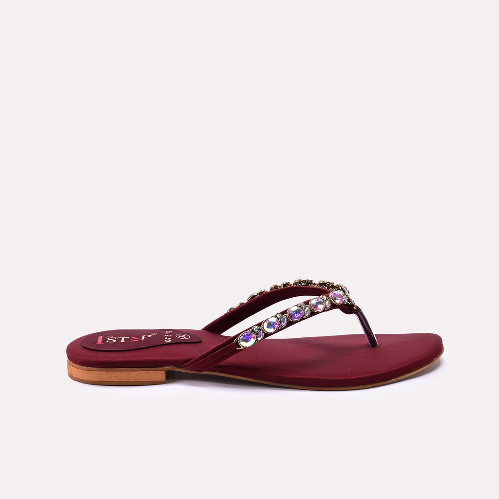 Fancy Slipper Maroon 0413712