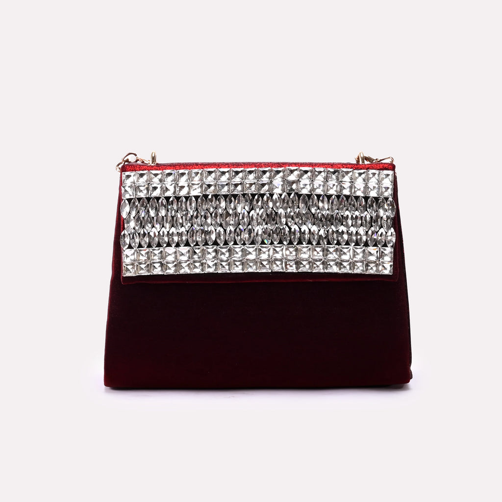 Casual Hand Bag Maroon 0322101
