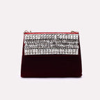 Casual Hand Bag Maroon 0322101