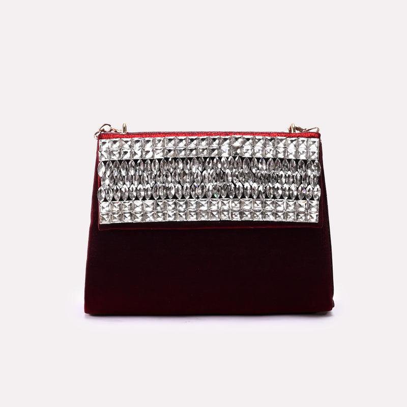 Casual Hand Bag Maroon 0322101