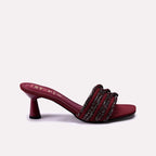 Fancy Slipper Maroon 0413623