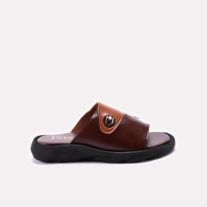 Baba Casual Slipper Mustard 0630314