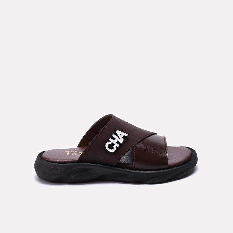 Boy Casual Slipper Brown 0630341