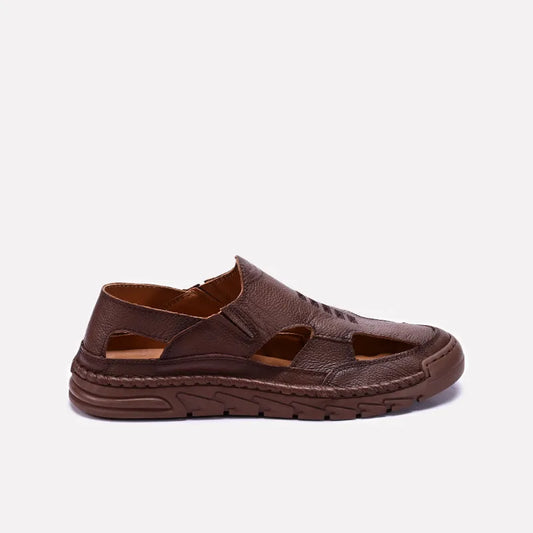 Brown Roman Sandals