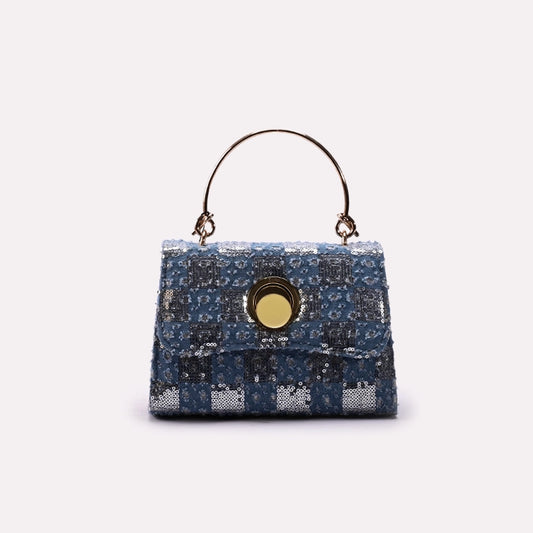 Casual Hand Bags Light Blue 0322059
