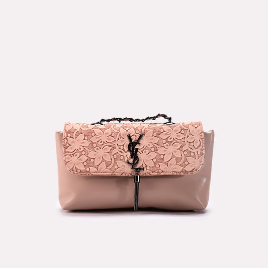 Casual Hand Bags Peach 0321998