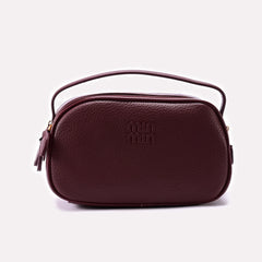 Casual Hand Bags Maroon 0322269