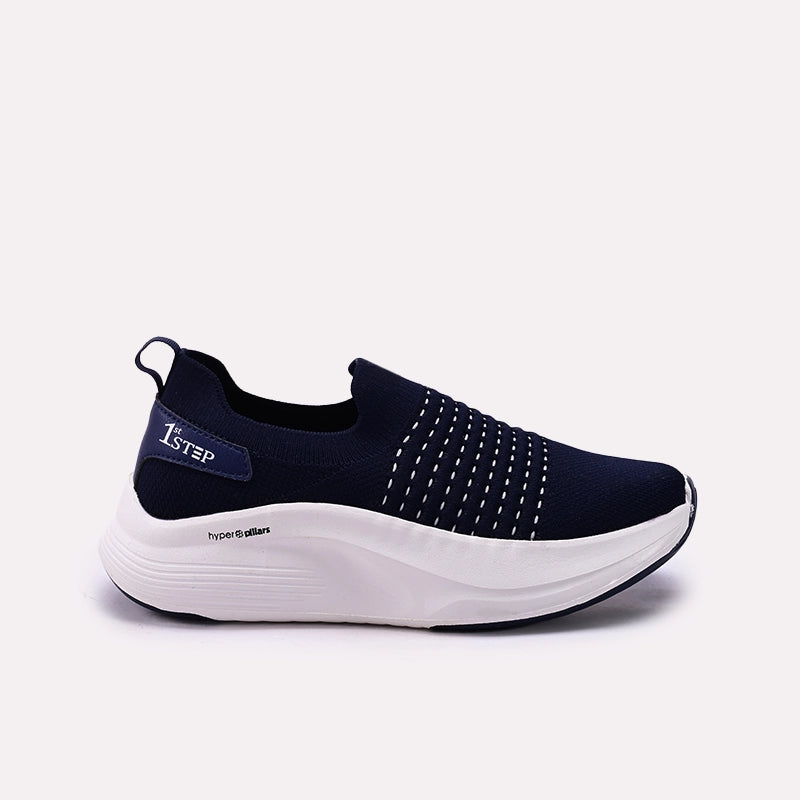 Womens Navy Blue Sneakers 0440858