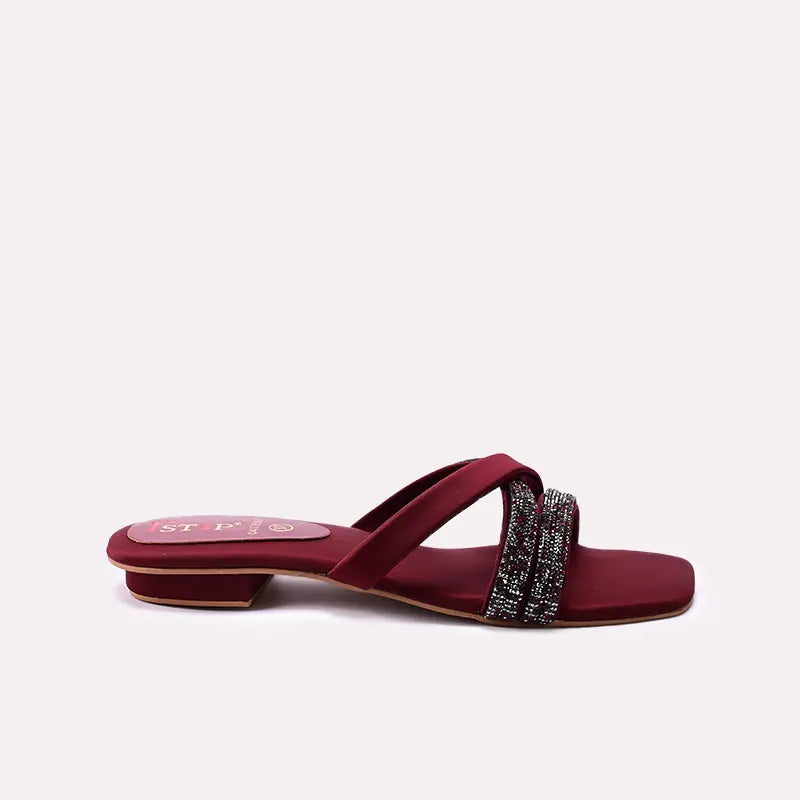Fancy Slipper Maroon 0413587