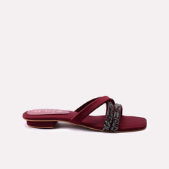 Fancy Slipper Maroon 0413587
