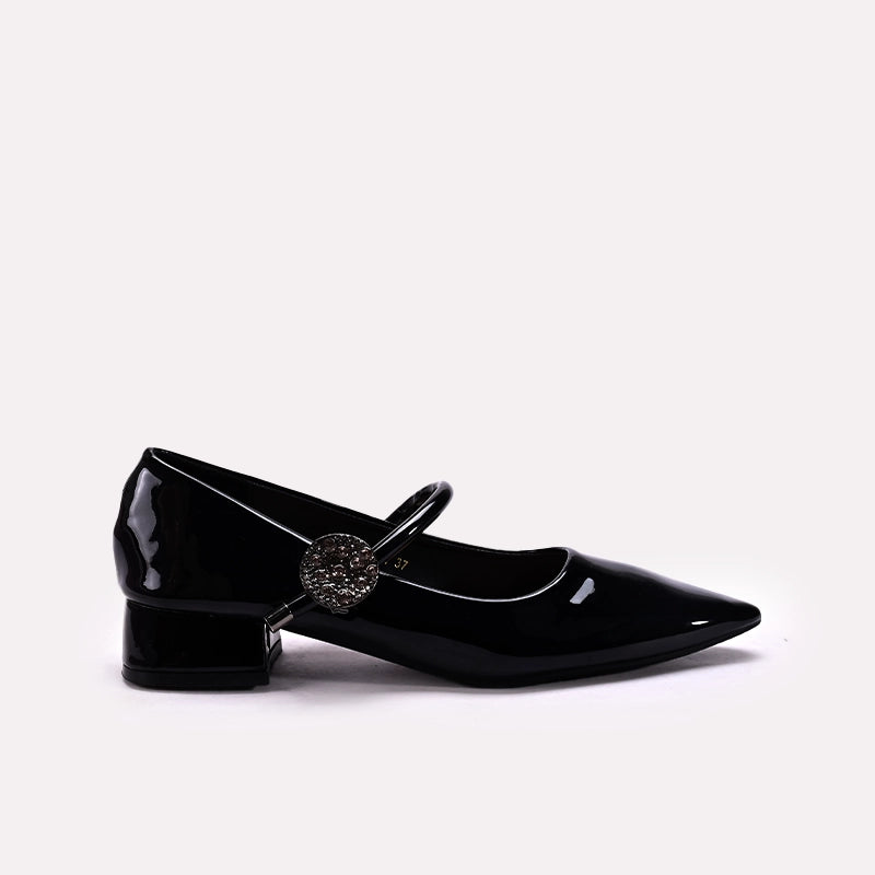 Fancy Court Shoes Black 0450152