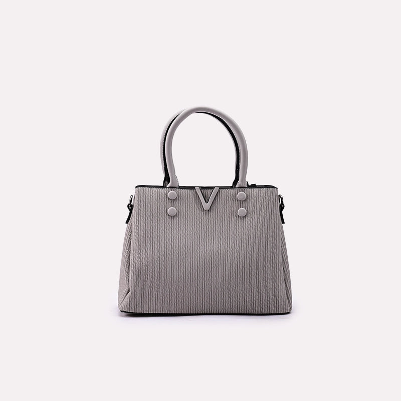 Gray Casual Shoulder Bags 0331453