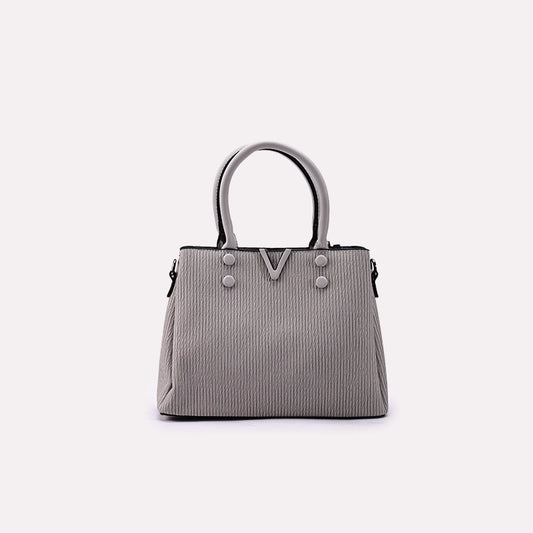 Gray Casual Shoulder Bags 0331453