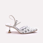 Bridal Court Shoes Silver 0450044