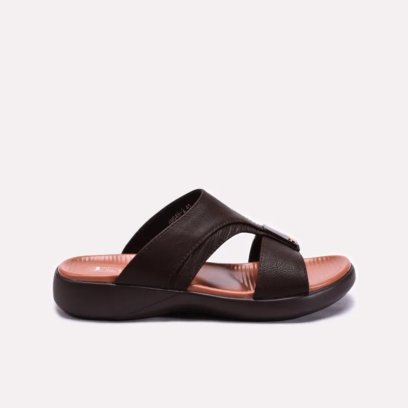 Brown Mens Casual Slippers 0151158