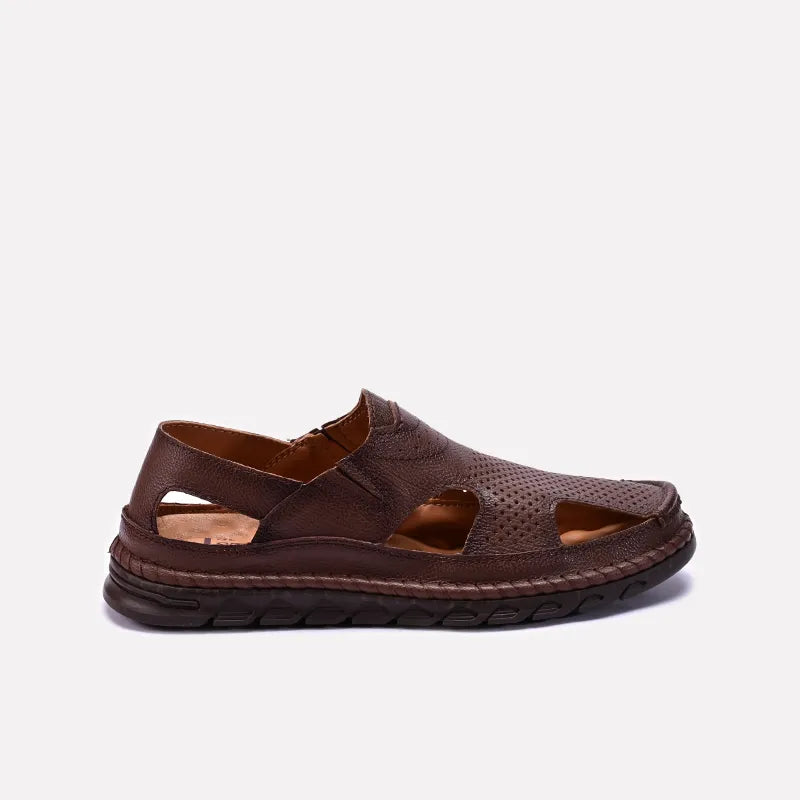 Brown Roman Sandals