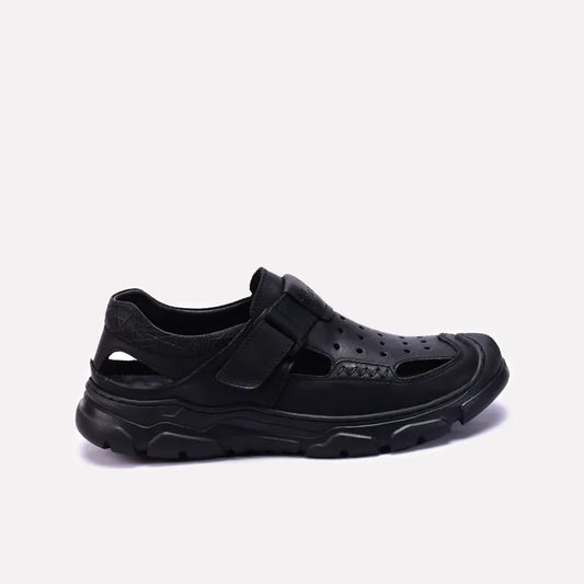 Black Roman Sandals