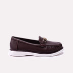 Moccasin Shoes Maroon 0440991