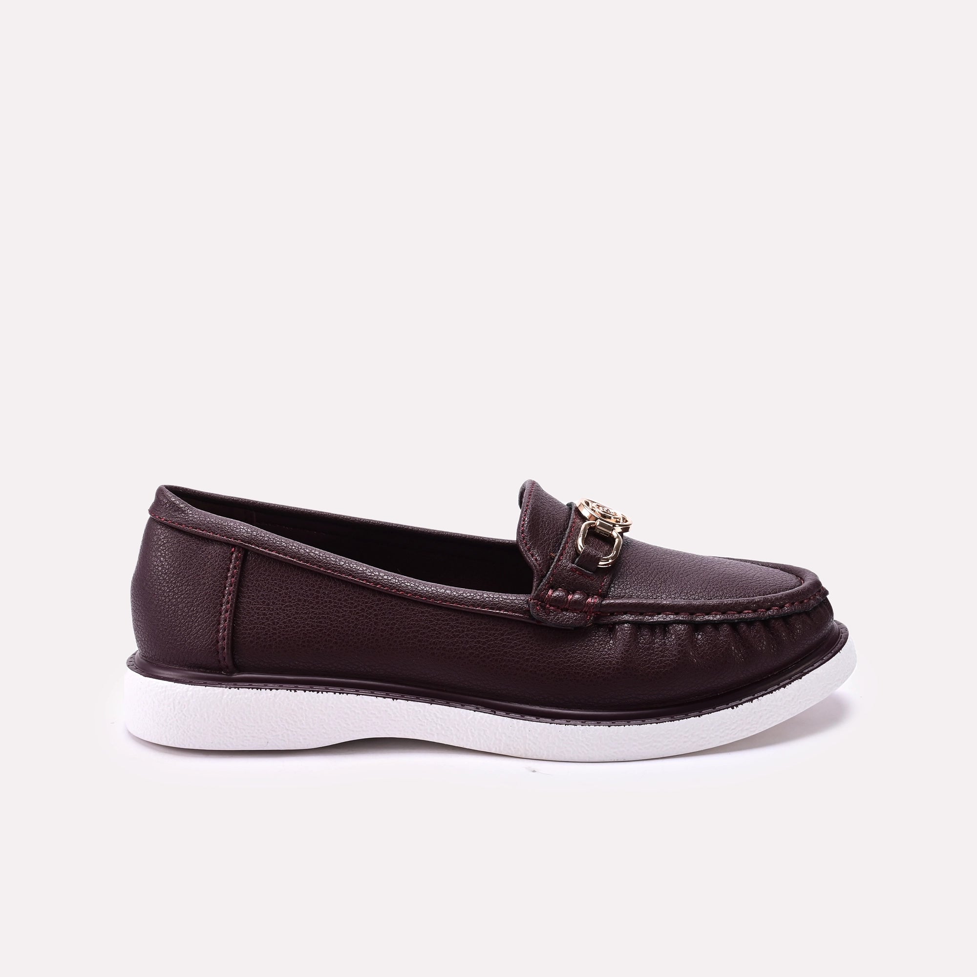 Moccasin Shoes Maroon 0440991
