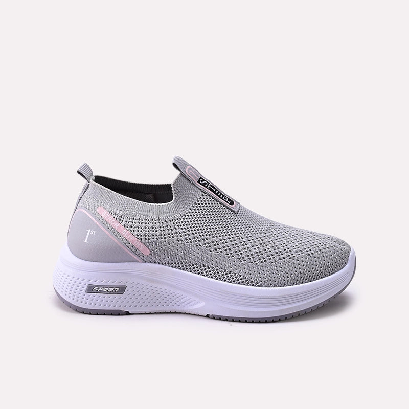 Women Sneaker Shoes Grey 0440956