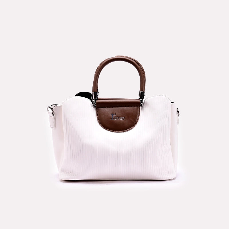 White Ladies Casual Shoulder Bags 0331442